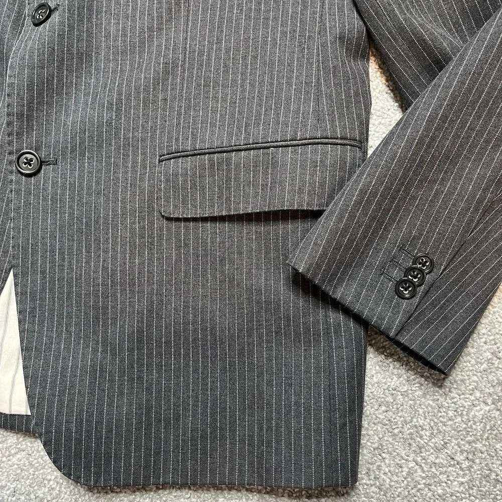 Banana Republic Mens 42 R Tailored Fit Pinstripe Cotton Sport Coat Blazer Jacket